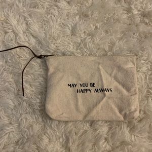 Little canvas makeup bag
